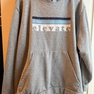 Adidas Gray and Blue Men's Sweater